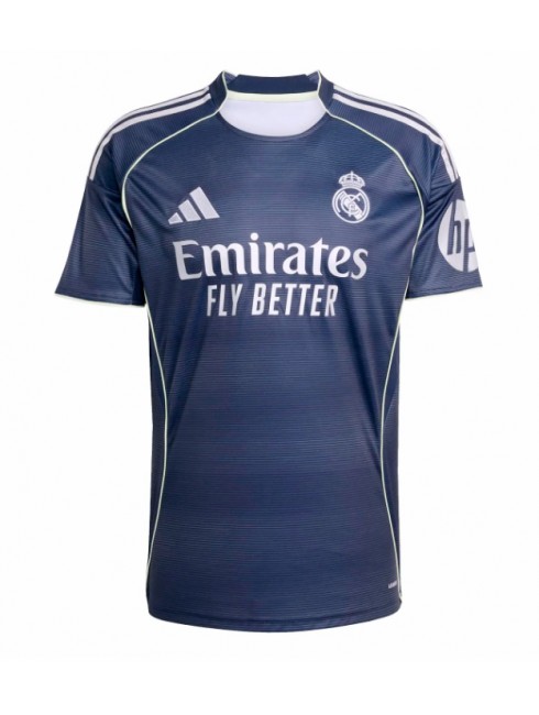 Real Madrid Replika Borta Kläder 2025-26 Kortärmad Real Madrid Replika Borta Kläder 2025-26 Kortärmad